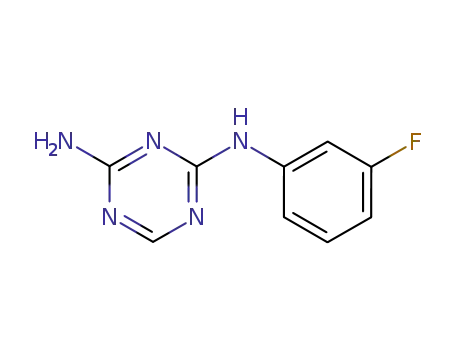 2- 아미노 -4- (3- 플루오로 페닐 라 미노) -1,3,5- 트라이 아진