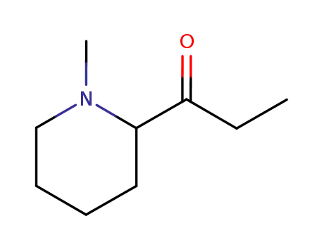 Molecular Structure of 125039-04-5 (ethyl 1-methylpiperidin-2-yl ketone)