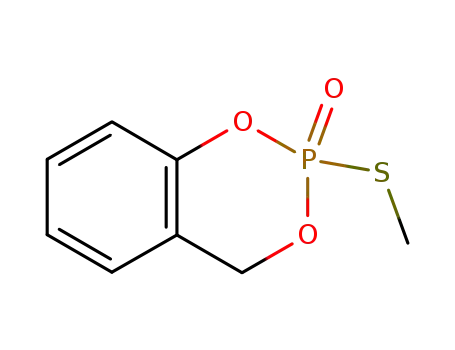 Molecular Structure of 18865-25-3 (2-methylthio-4H-1,3,2-benzodioxaphosphorin 2-oxide)