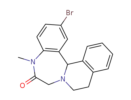 2-ブロモ-5,9,10,14b-テトラヒドロ-5-メチルイソキノ[2,1-d][1,4]ベンゾジアゼピン-6(7H)-オン