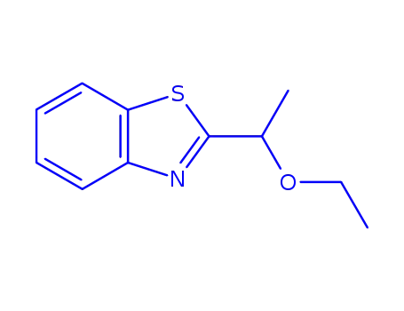 Molecular Structure of 190384-97-5 (Benzothiazole, 2-(1-ethoxyethyl)- (9CI))