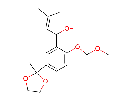 3-methyl-1-<(2-methoxymethylenoxy)-5-(2-methyl-(1,3)dioxan-2-yl)phenyl>-2-butenol