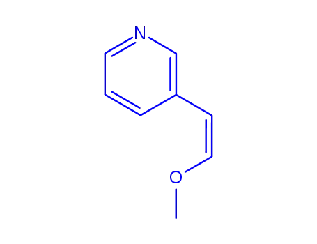 Molecular Structure of 162706-25-4 (Pyridine, 3-(2-methoxyethenyl)-, (Z)- (9CI))