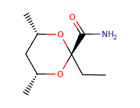 Molecular Structure of 433684-45-8 (trans-2-carboxamido-2-ethyl-cis-4,6-dimethyl-1,3-dioxane)