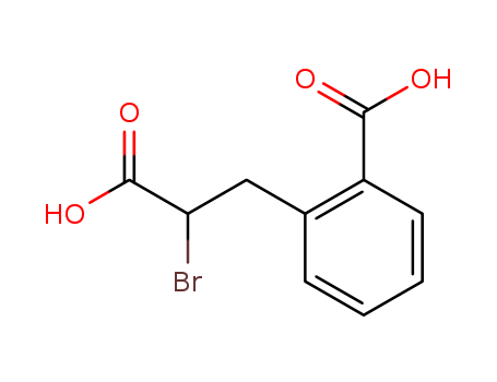 Benzenepropanoic acid, a-bromo-2-carboxy-