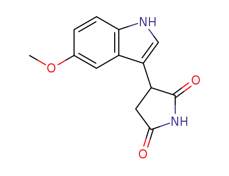 3-(5-methoxyindol-3-yl)succinimide