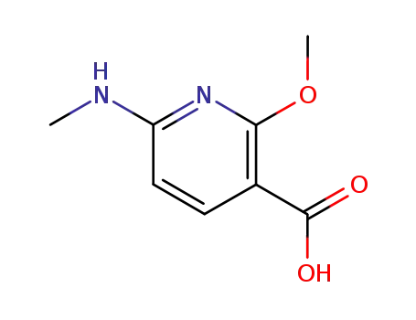 2-methoxy-6-methylaminopyridine-3-carboxylic acid