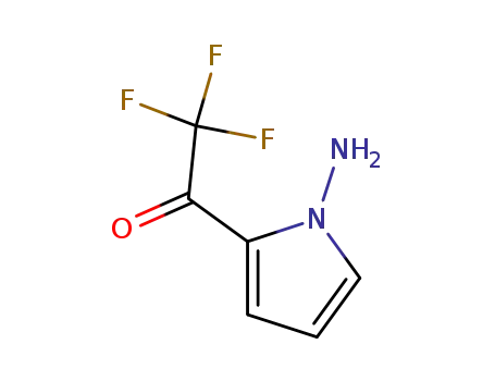 Molecular Structure of 163350-71-8 (Ethanone, 1-(1-amino-1H-pyrrol-2-yl)-2,2,2-trifluoro- (9CI))