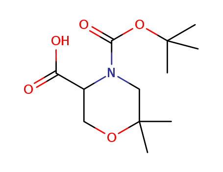 6,6-Dimethyl-morpholine-3,4-dicarboxylic acid 4-tert-butyl ester