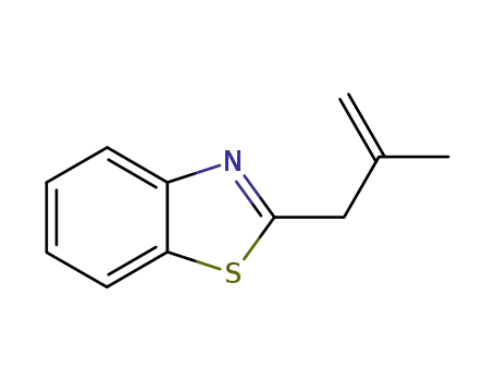 Molecular Structure of 95793-37-6 (Benzothiazole, 2-(2-methyl-2-propenyl)- (9CI))