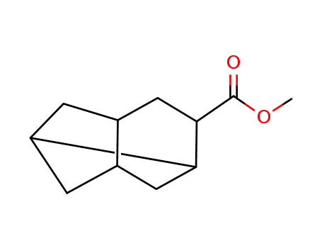 Molecular Structure of 101376-44-7 (Tricyclo<4.3.0.0<sup>3,8</sup>>nonan-exo-4-carbonsaeure-methylester)