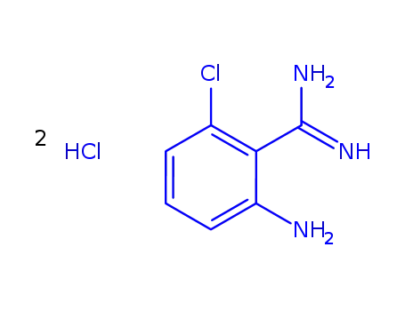 BENZENECARBOXIMIDAMIDE,2-아미노-6-클로로-,염화수소 (1:2)