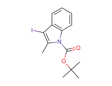 tert-Butyl 3-iodo-2-methyl-1H-indole-1-carboxylate, 1-(tert-Butoxycarbonyl)-3-iodo-2-methyl-1H-indole