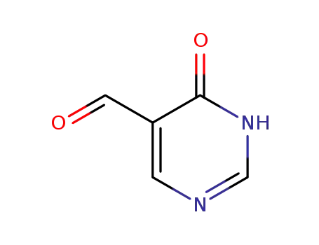 Molecular Structure of 16357-82-7 (5-Pyrimidinecarboxaldehyde, 4-hydroxy- (8CI))