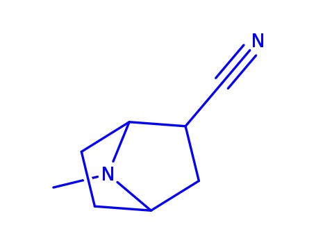 Molecular Structure of 163517-79-1 (7-Azabicyclo[2.2.1]heptane-2-carbonitrile,7-methyl-,(1R,2R,4S)-rel-(9CI))