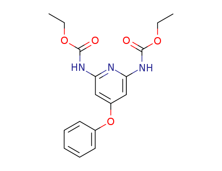 2,6-Pyridinedicarbamicacid, 4-phenoxy-, diethyl ester (8CI) cas  18986-43-1
