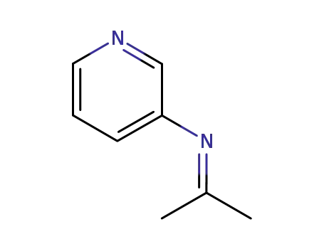 Molecular Structure of 32405-72-4 (3-Pyridinyl(1-methylethylidene)amine)