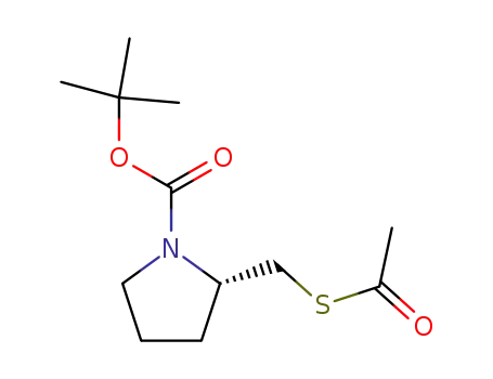tert-Butyl 2-[(acetylsulfanyl)methyl]-1-pyrrolidinecarboxylate