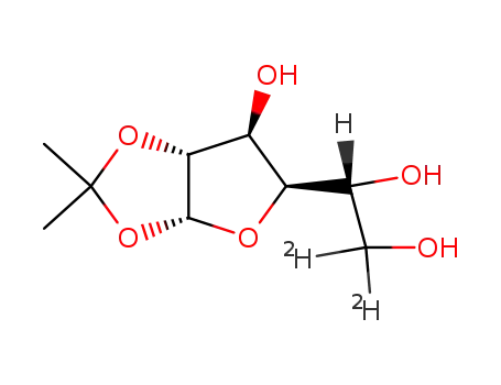 1,2-O-Isopropyliden-α-D-<6,6-D2>glucofuranose