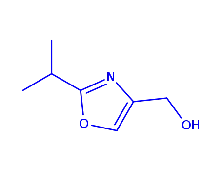 Molecular Structure of 162740-03-6 ((2-isopropyl-1,3-oxazol-4-yl)methanol(SALTDATA: FREE))