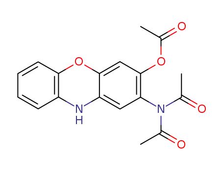 <i>N</i>-(3-acetoxy-10<i>H</i>-phenoxazin-2-yl)-diacetamide