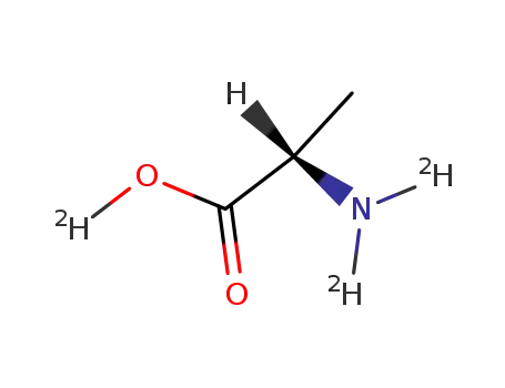 Molecular Structure of 19470-97-4 (L-ALANINE-N,N,O-D3)