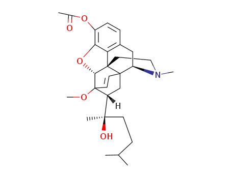 6,14-Ethenomorphinan-7-methanol,3-(acetyloxy)-4,5-epoxy-6-methoxy-a,17-dimethyl-a-(3-methylbutyl)-, [5a,7a(R)]- (9CI)