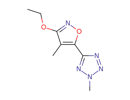 2H-Tetrazole,5-(3-ethoxy-4-methyl-5-isoxazolyl)-2-methyl-(9CI)