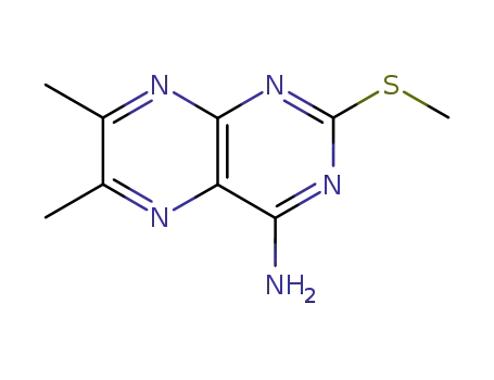 6,7-dimethyl-2-methylsulfanyl-pteridin-4-ylamine