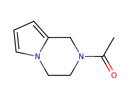 피롤로[1,2-a]피라진, 2-아세틸-1,2,3,4-테트라하이드로-(9CI)
