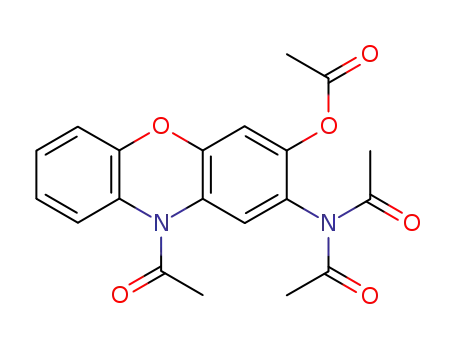 <i>N</i>-(3-acetoxy-10-acetyl-10<i>H</i>-phenoxazin-2-yl)-diacetamide