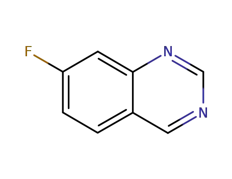 Molecular Structure of 16499-45-9 (Quinazoline, 7-fluoro- (8CI))