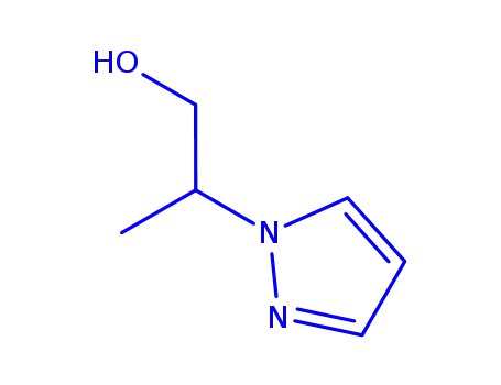 Molecular Structure of 191725-73-2 (2-(1H-pyrazol-1-yl)propan-1-ol)