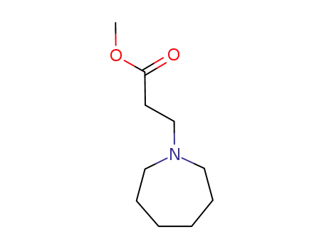 Molecular Structure of 16490-89-4 (1H-Azepine-1-propanoicacid, hexahydro-, methyl ester)