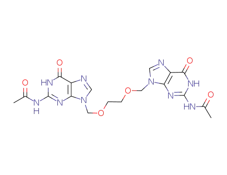 N-{9-[2-(2-acetylamino-6-oxo-1,6-dihydropurin-9-ylmethoxy)-ethoxymethyl]-6-oxo-6,9-dihydro-1H-purin-2-yl}acetamide