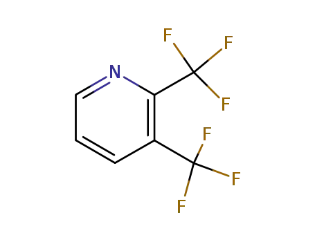 Molecular Structure of 1644-68-4 (2,3-BIS(TRIFLUOROMETHYL)PYRIDINE)