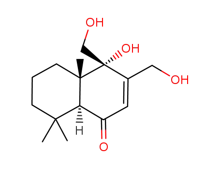 (5S,6S)-5-hydroxy-4,5-di(hydroxymethyl)-6,10,10-trimethylbicyclo[4.4.0]dec-3-en-2-one