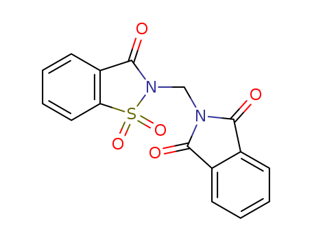 1H-Isoindole-1,3(2H)-dione,2-[(1,1-dioxido-3-oxo-1,2-benzisothiazol-2(3H)-yl)methyl]-