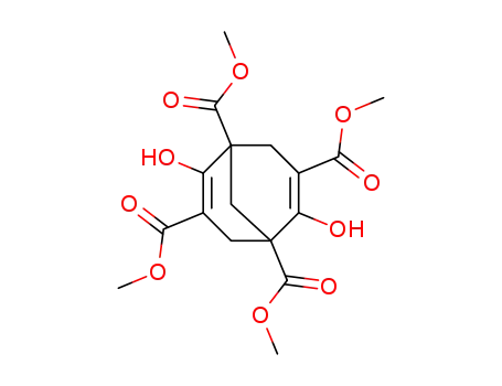 Molecular Structure of 6966-22-9 (TETRAMETHYL 2,6-DIHYDROXYBICYCLO[3.3.1]NONA-2,6-DIENE-1,3,5,7-TETRACARBOXYLATE)