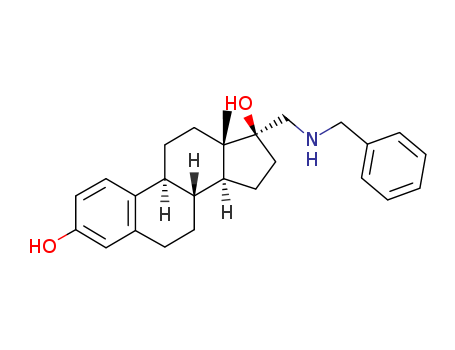 Estra-1,3,5(10)-triene-3,17b-diol, 17-[(benzylamino)methyl]-(8CI) cas  16669-05-9