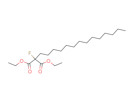2-Fluoro-2-tetradecyl-malonic acid diethyl ester