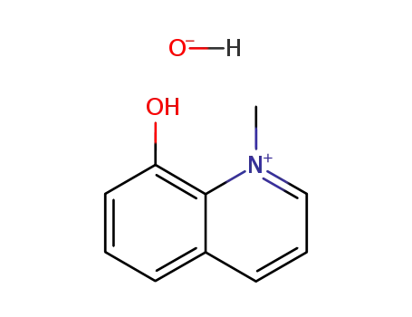 Molecular Structure of 16671-35-5 (8-hydroxy-1-methylquinolinium hydroxide)