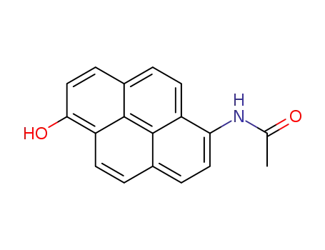 Molecular Structure of 91598-91-3 (Acetamide, N-(6-hydroxy-1-pyrenyl)-)
