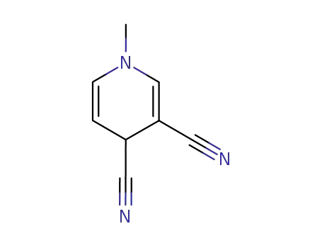 Molecular Structure of 19424-20-5 (1-methyl-4H-pyridine-3,4-dicarbonitrile)
