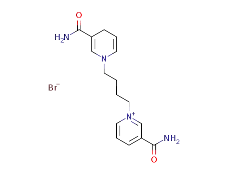 3-Carbamoyl-1-[4-(3-carbamoyl-4H-pyridin-1-yl)-butyl]-pyridinium; bromide