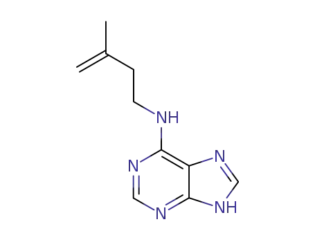 Molecular Structure of 16465-34-2 (N-(3-methylbut-3-en-1-yl)-5H-purin-6-amine)