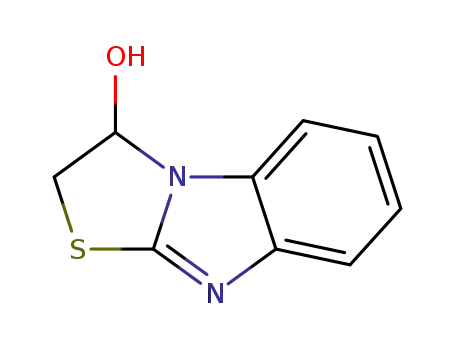 Molecular Structure of 16458-64-3 (Thiazolo[3,2-a]benzimidazol-3-ol, 2,3-dihydro- (8CI,9CI))
