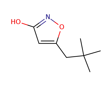 Molecular Structure of 192439-71-7 (3(2H)-Isoxazolone,5-(2,2-dimethylpropyl)-(9CI))