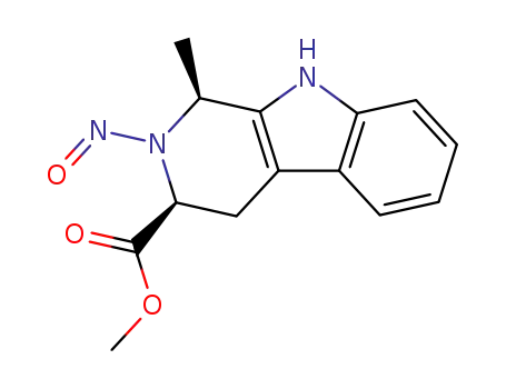 cis-2-nitroso-1-methyl-1,2,3,4-tetrahydro-β-carboline-3-carboxylate