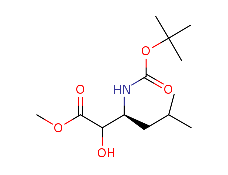 Methyl(3S)-3-((tert-butoxycarbonyl)amino)-2-hydroxy-5-methylhexanoate